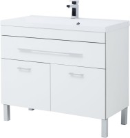 Мебель для ванной комнаты Aquanet Верона 100 белая, 1 ящик, 2 двери