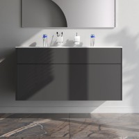 Тумба под раковину без столешницы AM.PM Inspire V2.0 120 графит матовый Тумба под раковину без столешницы AM.PM Inspire V2.0 120 графит матовый