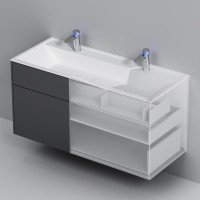 Тумба под раковину без столешницы AM.PM Inspire V2.0 120 графит матовый Тумба под раковину без столешницы AM.PM Inspire V2.0 120 графит матовый