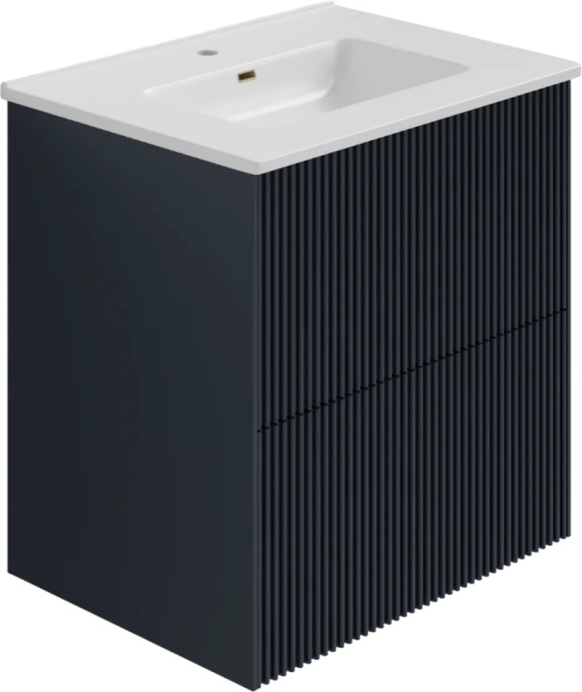 Тумба под раковину La Fenice TERRA Twin Blu Grigio синяя матовая 60 см