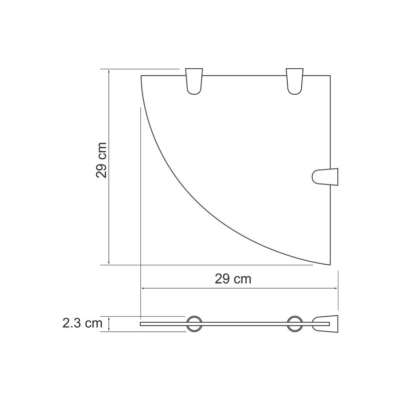 Полка Wasserkraft Kammel 533W угловая white