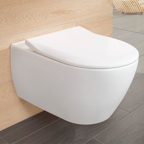 Комплект Унитаз подвесной Villeroy & Boch Subway 2.0 5614 R001 + Крышка 9M78S101 с микролифтом, петли хром + Инсталляция Geberit Duofix Delta 458.163.21.1 с кнопкой смыва, хром + Звукоизоляция