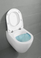 Комплект Унитаз подвесной Villeroy & Boch Subway 2.0 5614 R001 + Крышка 9M78S101 с микролифтом, петли хром + Инсталляция Geberit Duofix Delta 458.163.21.1 с кнопкой смыва, хром + Звукоизоляция