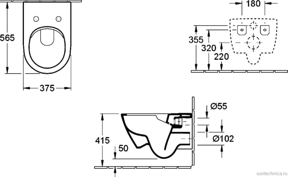 Комплект Унитаз подвесной Villeroy & Boch Subway 2.0 5614 R001 + Крышка 9M78S101 с микролифтом, петли хром + Инсталляция Geberit Duofix Delta 458.163.21.1 с кнопкой смыва, хром + Звукоизоляция
