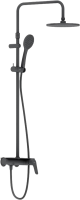 Душевая стойка Damixa Jupiter 977780300 черная матовая