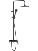 Душевая стойка Damixa Jupiter 977780300 черная матовая Душевая стойка Damixa Jupiter 977780300 черная матовая