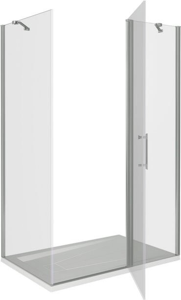 Душевой уголок Good Door Mokka Mokka WTW+SP 110х80х185 см