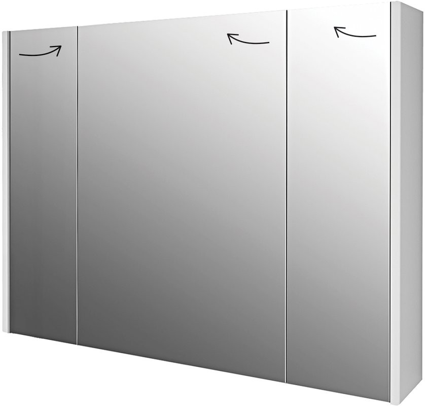 Зеркало-шкаф Dreja Prime 90 белый