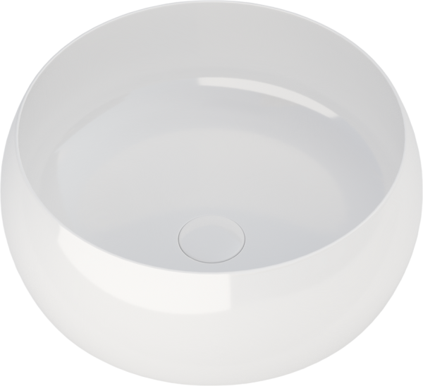Накладная раковина Aquanet Round 1 белая