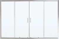Шторка на ванну BelBagno Unique VF-2-150/180-140-C-Cr стекло прозрачное