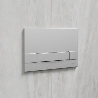 Комплект Lemark Glazer 100123433 безободковый, с микролифтом, кнопка смыва матовый хром