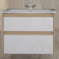 Мебель для ванной комнаты ASB-Mebel Диана 60 белый, дуб янтарный