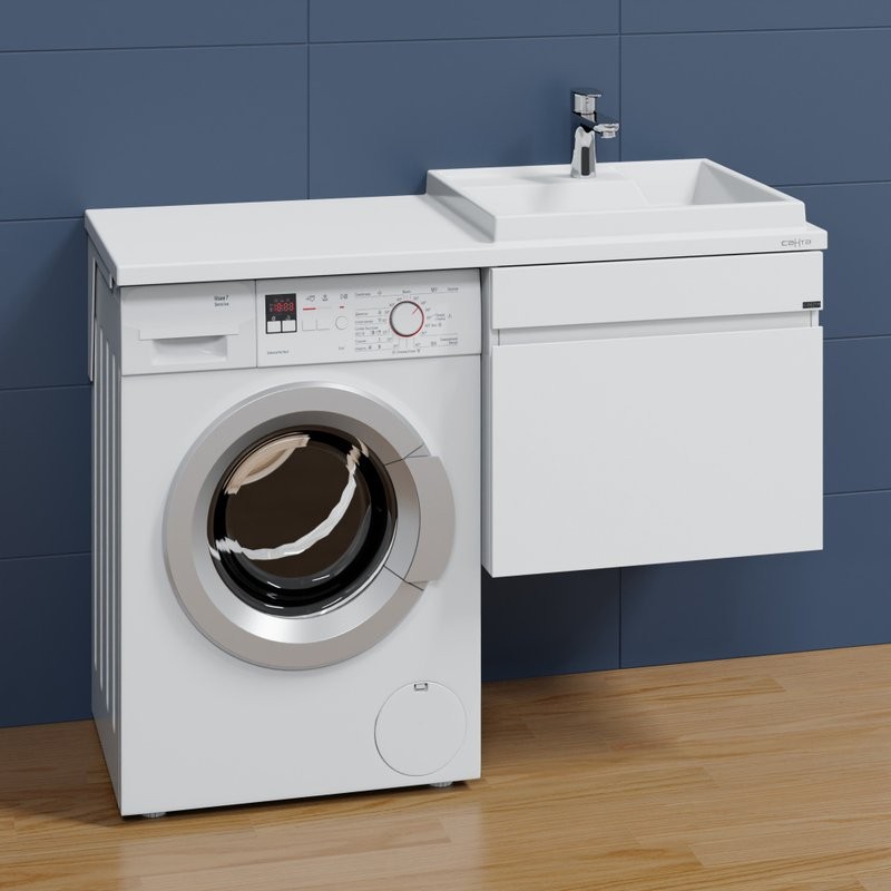 Раковина над стиральной машиной СаНта Юпитер 130 R