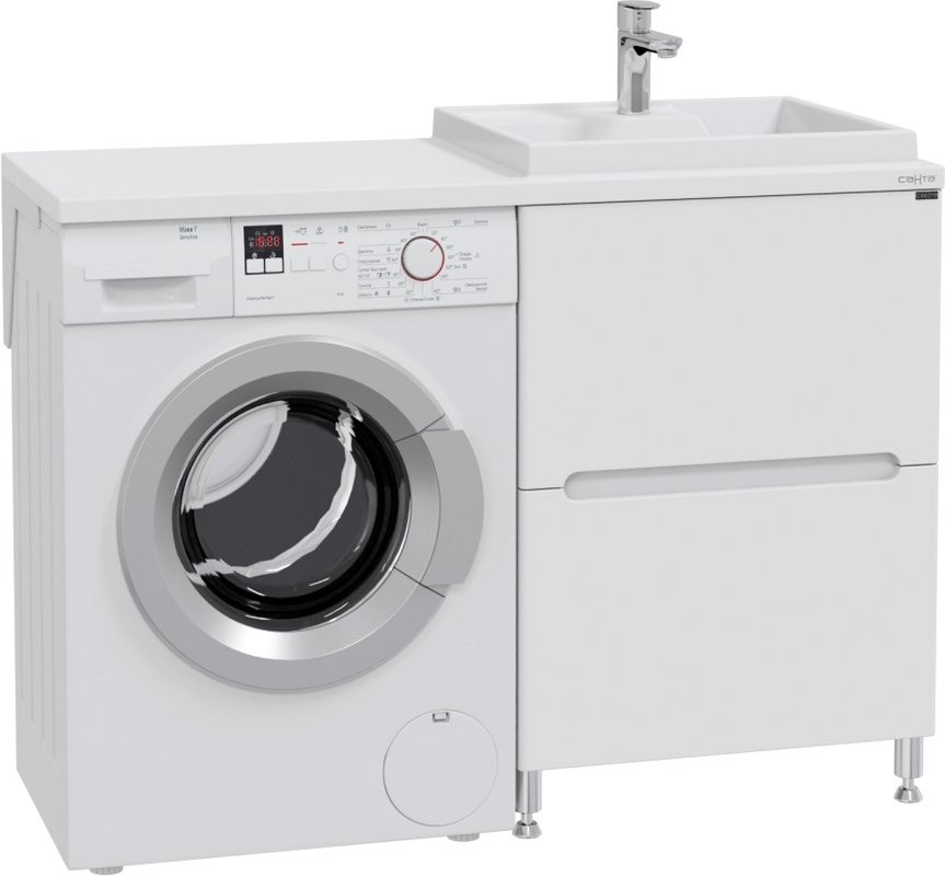 Раковина над стиральной машиной СаНта Юпитер 130 R