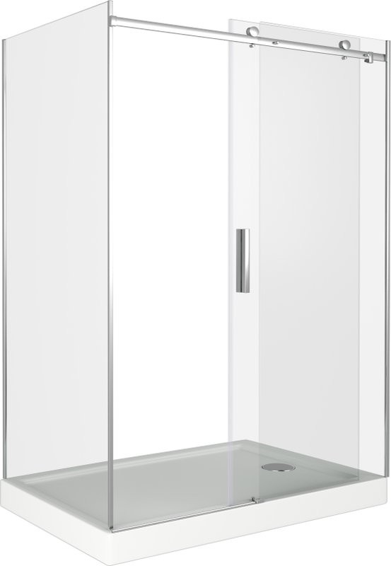 Душевой уголок Good Door Galaxy Galaxy WTW+SP-C-В 140x100, профиль черный