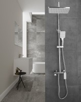Душевая стойка Haiba HB24639 хром