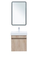 Мебель для ванной комнаты Aquanet Оптима 50 подвесная, дуб светлый