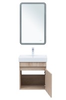 Мебель для ванной комнаты Aquanet Оптима 50 подвесная, дуб светлый