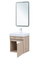 Мебель для ванной комнаты Aquanet Оптима 50 подвесная, дуб светлый