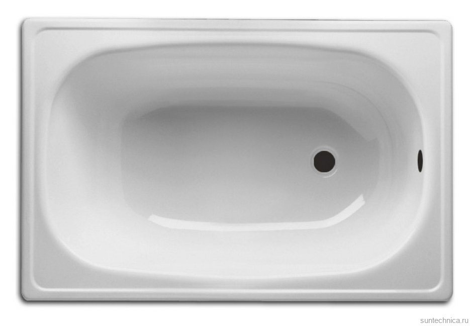 Стальная ванна BLB Europa mini B15E22001 105x70 см, пристенная, на ножках APMSTDBL1