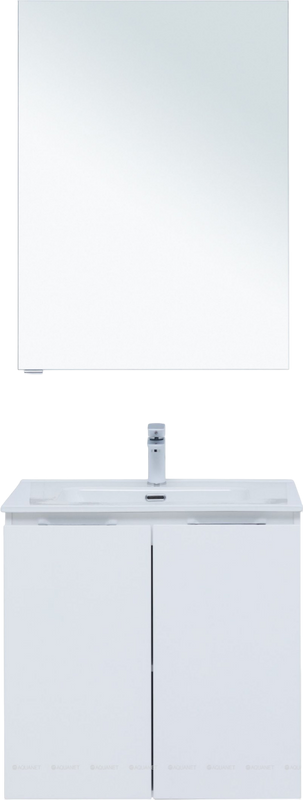 Мебель для ванной комнаты Aquanet Алвита 70 подвесная, белая матовая