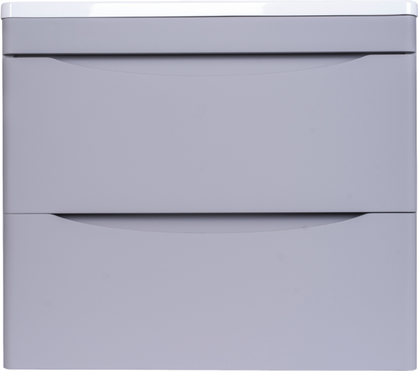 Тумба под раковину Style Line Бергамо Мини 60 Люкс Plus подвесная, антискрейтч серая