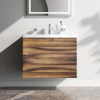 Тумба под раковину без столешницы AM.PM Gem 75 орех, подвесная