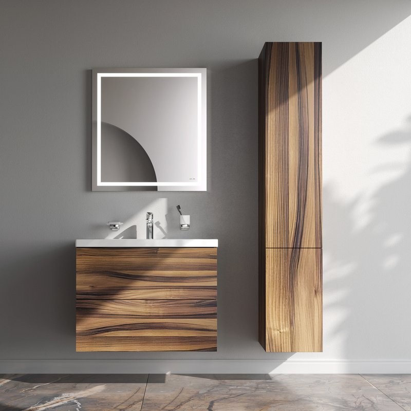 Тумба под раковину без столешницы AM.PM Gem 75 орех, подвесная