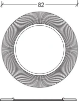 Мебель для ванной комнаты Armadi Art Vallessi Avangarde Linea 80 черная