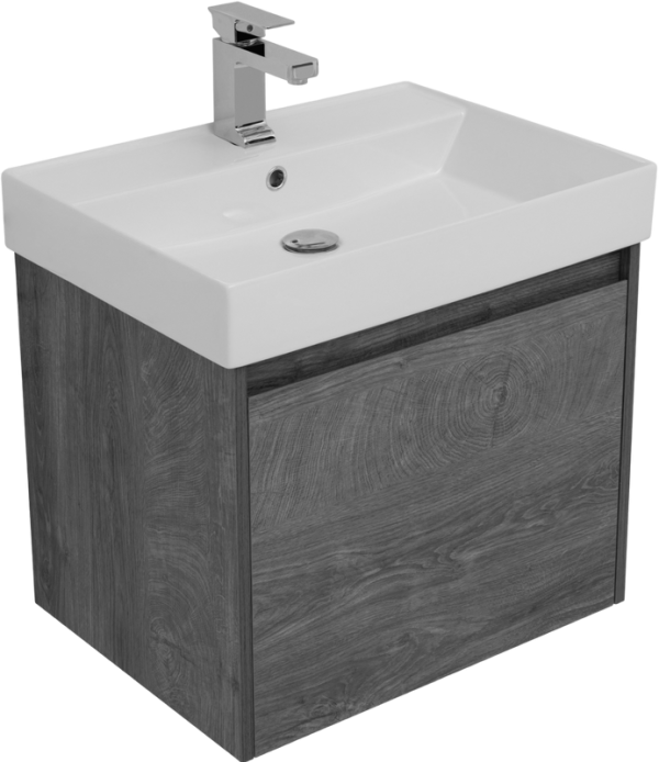 Тумба под раковину Aquanet Nova Lite 60 дуб рошелье, 1 ящик