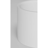 Ванна из искусственного камня Salini Perla 1049101G 170x80 см, отдельностоящая, белая, овальная, с донным клапаном