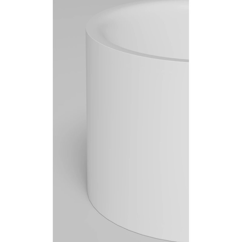 Ванна из искусственного камня Salini Perla 1049101G 170x80 см, отдельностоящая, белая, овальная, с донным клапаном