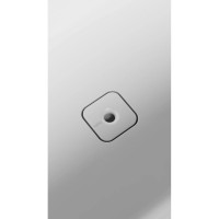 Ванна из искусственного камня Salini Perla 1049101G 170x80 см, отдельностоящая, белая, овальная, с донным клапаном