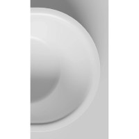 Ванна из искусственного камня Salini Perla 1049101G 170x80 см, отдельностоящая, белая, овальная, с донным клапаном