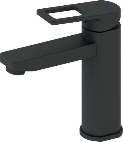 Смеситель для раковины Wonzon & Woghand WW-88139010-MB черный матовый