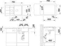 Комплект Мойка Blanco Metra 6 S Compact антрацит + Смеситель Grohe Euroeco Комплект Мойка Blanco Metra 6 S Compact антрацит + Смеситель Grohe Euroeco