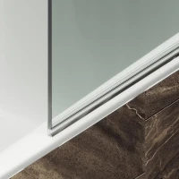 Шторка на ванну Maybahglass MGV-596-5 40x140, профиль матовый хром, стекло прозрачное