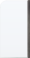 Шторка на ванну Maybahglass MGV-596-5 40x140, профиль матовый хром, стекло прозрачное