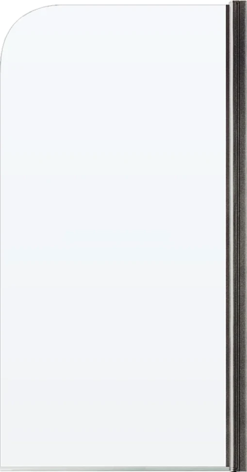 Шторка на ванну Maybahglass MGV-596-5 40x140, профиль матовый хром, стекло прозрачное