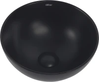 Накладная раковина Abber Bequem AC2106MB матовая черная Накладная раковина Abber Bequem AC2106MB матовая черная