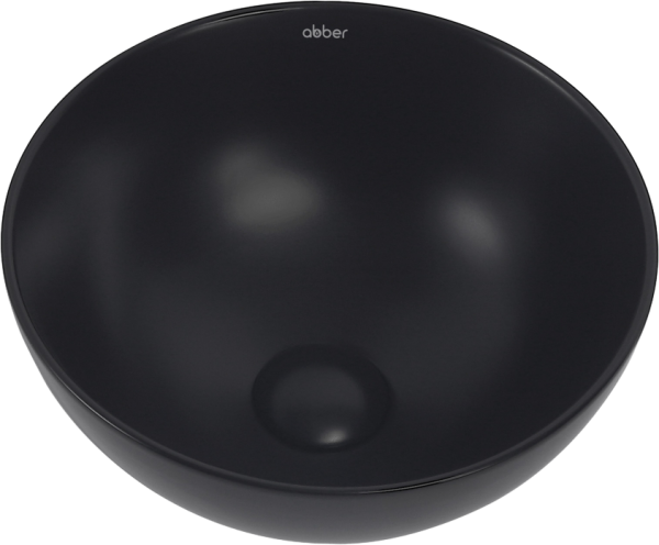Накладная раковина Abber Bequem AC2106MB матовая черная
