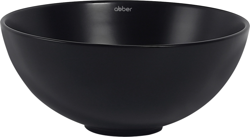 Накладная раковина Abber Bequem AC2106MB матовая черная