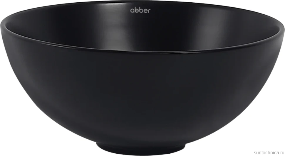 Накладная раковина Abber Bequem AC2106MB матовая черная
