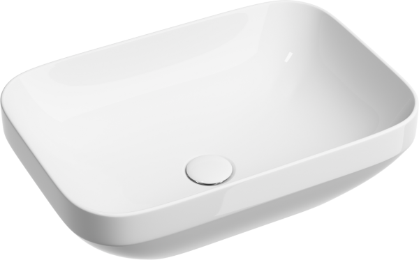Накладная раковина Ceramicanova Element CN6055 белая глянцевая