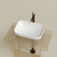 Накладная раковина Ceramicanova Element CN6055 белая глянцевая