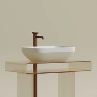 Накладная раковина Ceramicanova Element CN6055 белая глянцевая