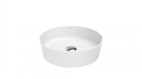 Накладная раковина Creavit Loop LP140-00CB00E-0000 40 глянцевая белая, круглая