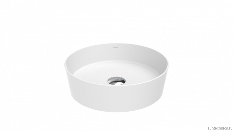 Накладная раковина Creavit Loop LP140-00CB00E-0000 40 глянцевая белая, круглая