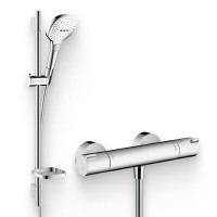 Душевой комплект Термостат Hansgrohe Ecostat 1001 CL ВМ 13211000 + Гарнитур Raindance Select E 26620400