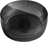 Накладная раковина Abber Kristall AT2804Onyx черная